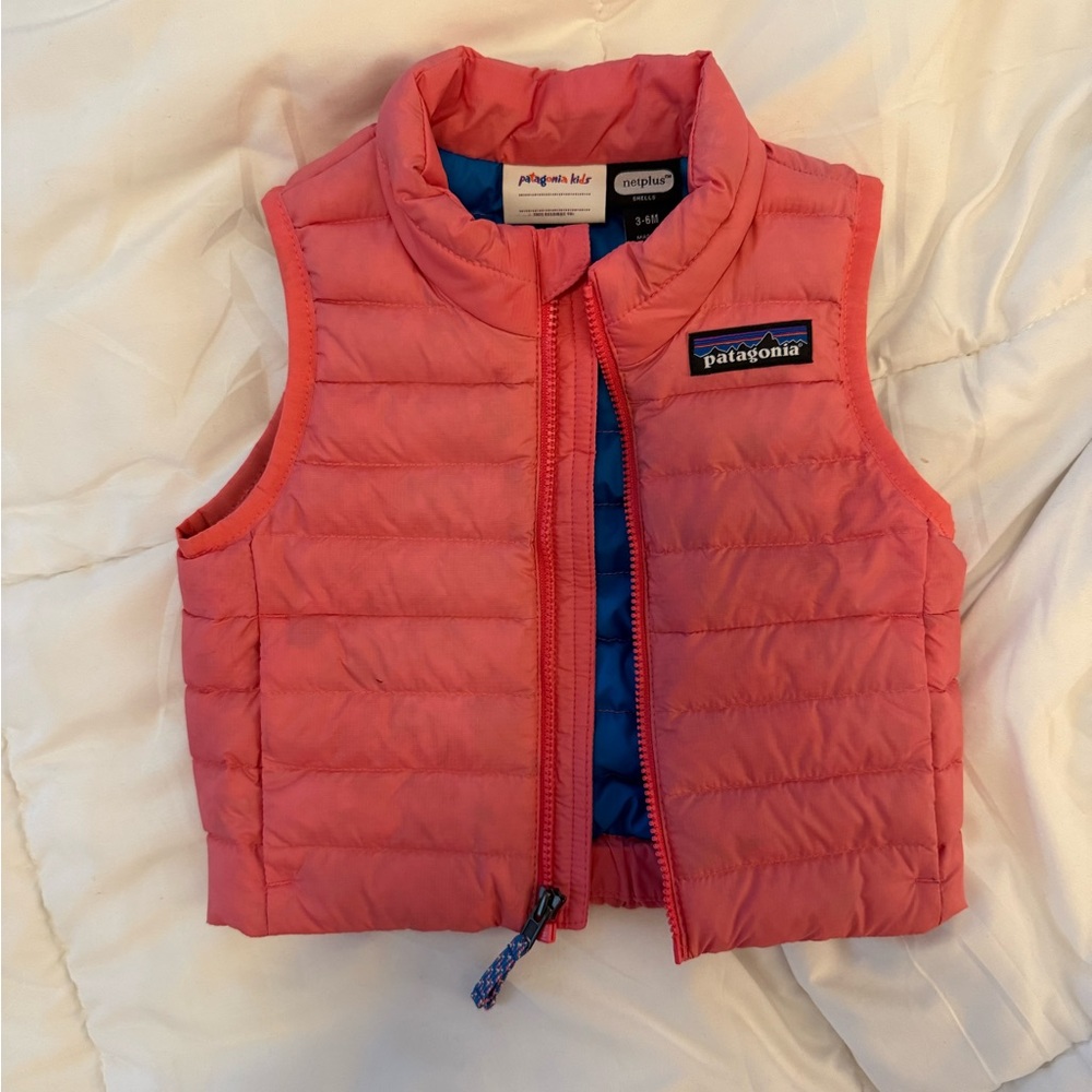 Patagonia | Pink Quilted Baby Down Vest